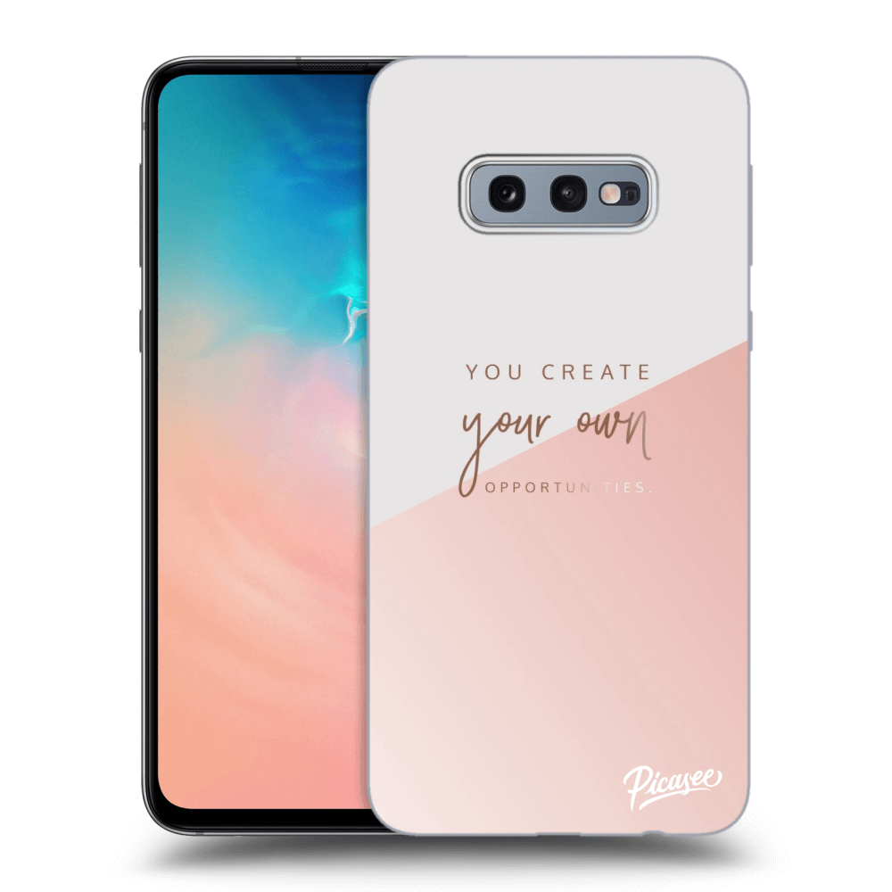 Picasee silikonska prozirna maskica za Samsung Galaxy S10e G970 - You create your own opportunities