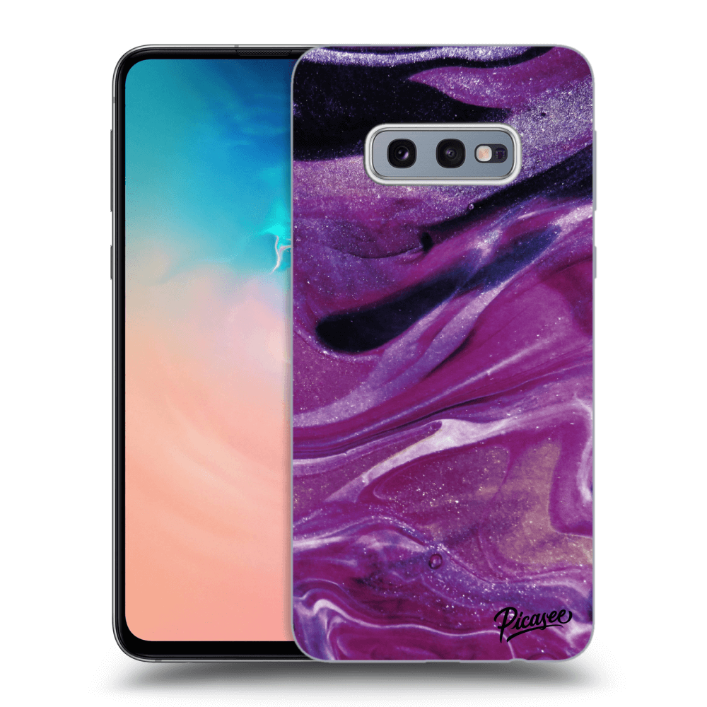 Picasee ULTIMATE CASE za Samsung Galaxy S10e G970 - Purple glitter