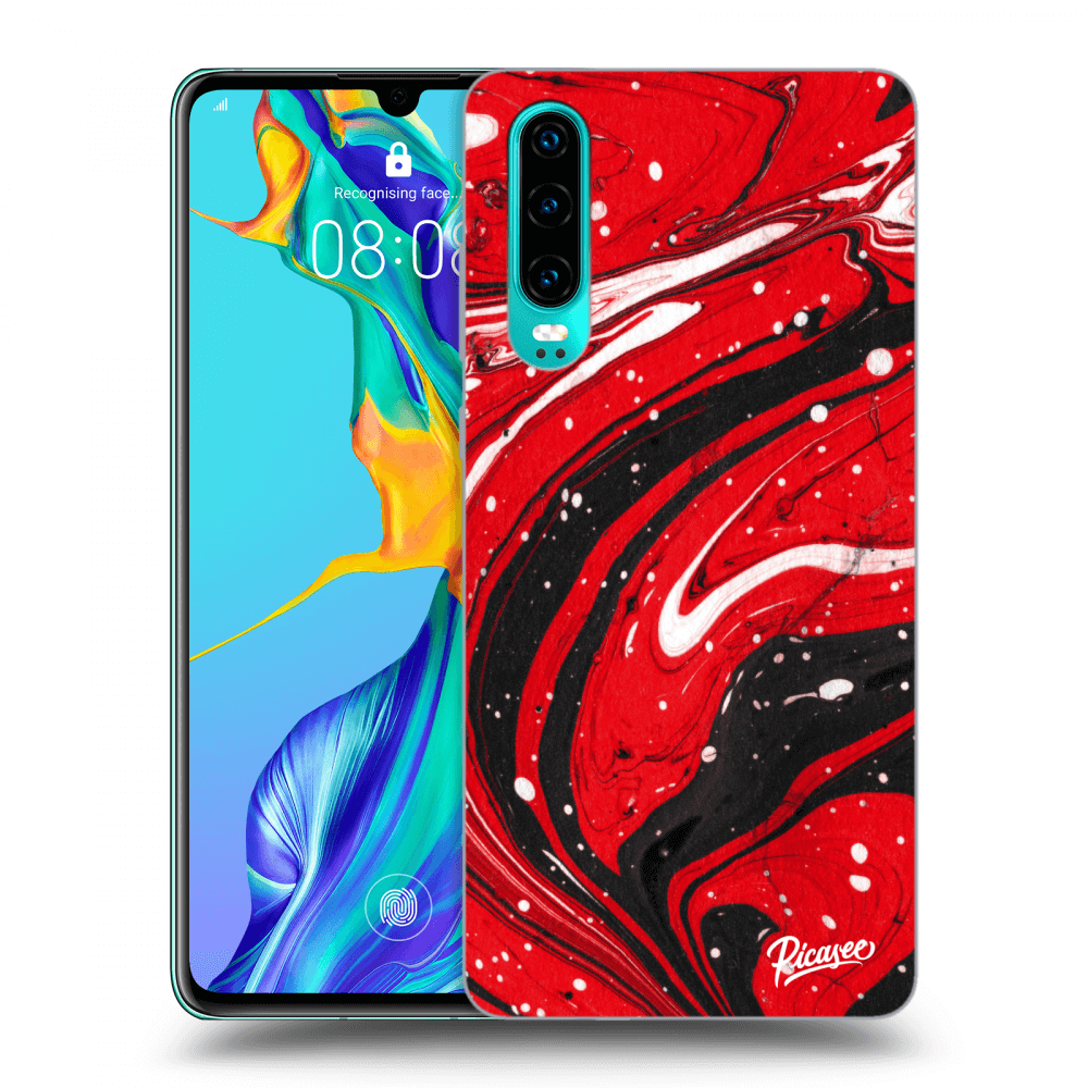 Picasee ULTIMATE CASE za Huawei P30 - Red black