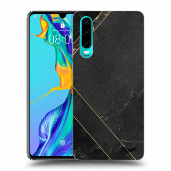 Picasee ULTIMATE CASE za Huawei P30 - Black tile