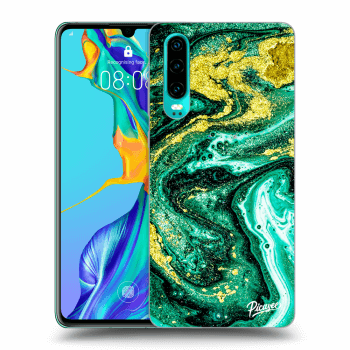 Maskica za Huawei P30 - Green Gold