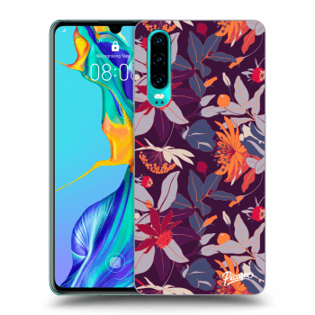 Maskica za Huawei P30 - Purple Leaf