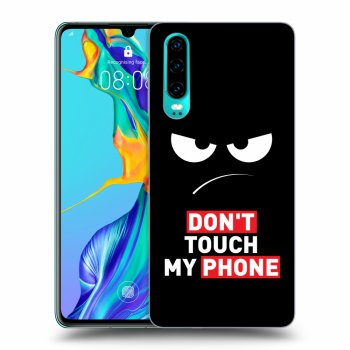 Maskica za Huawei P30 - Angry Eyes - Transparent