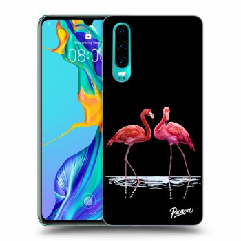 Picasee ULTIMATE CASE za Huawei P30 - Flamingos couple