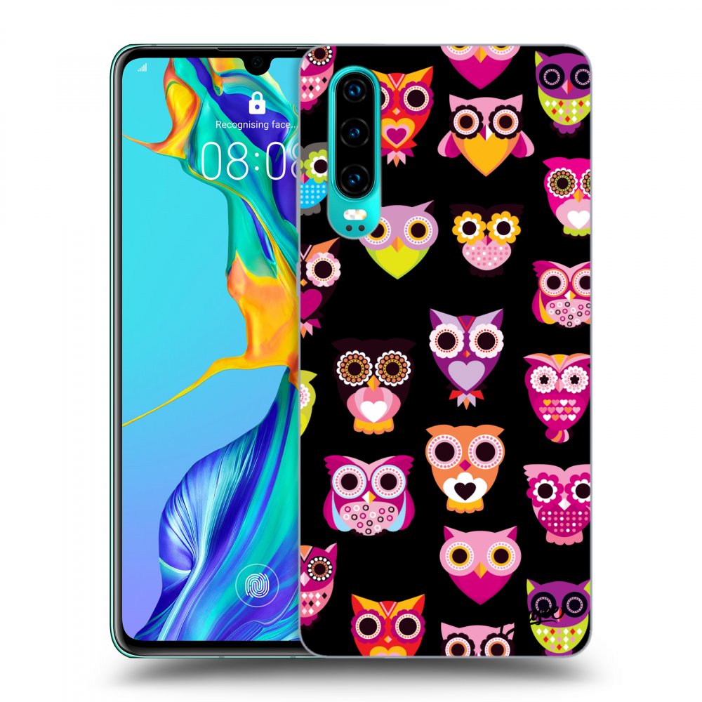 Picasee ULTIMATE CASE za Huawei P30 - Owls