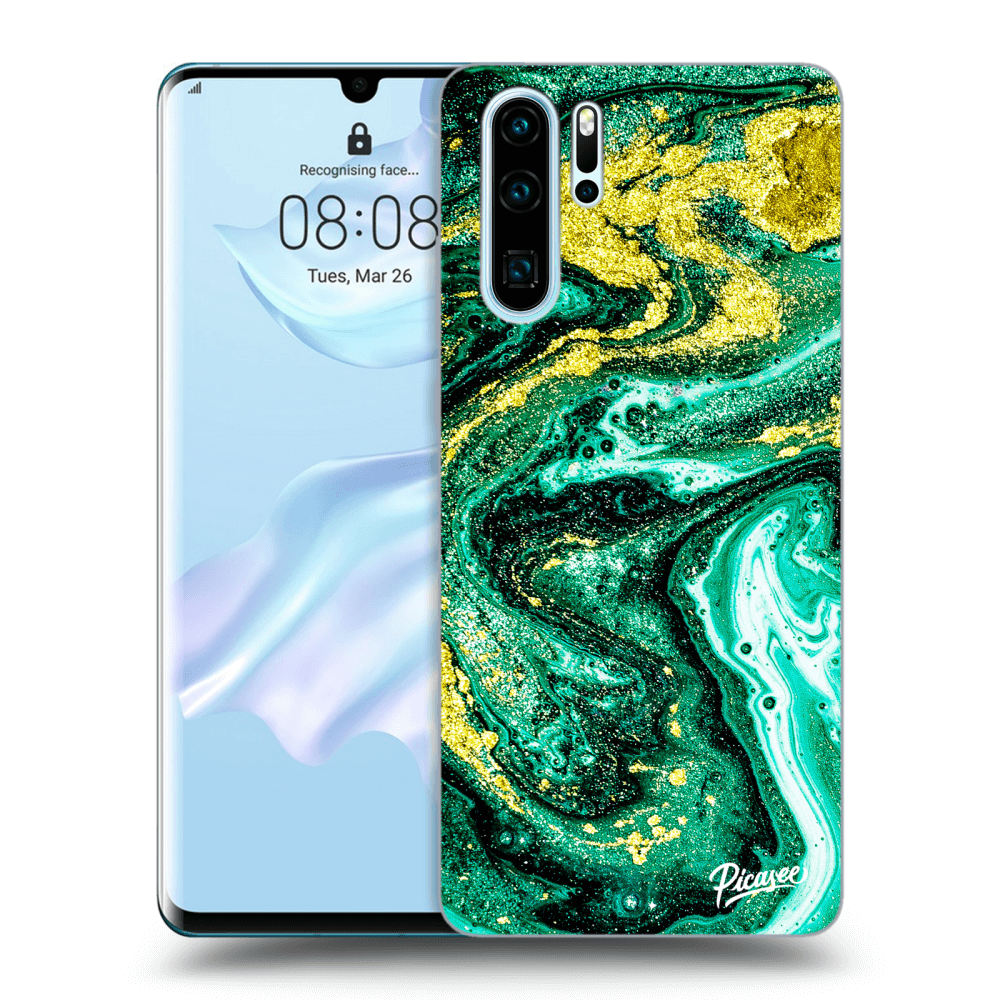 Picasee ULTIMATE CASE za Huawei P30 Pro - Green Gold