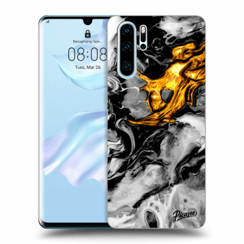 Maskica za Huawei P30 Pro - Black Gold 2