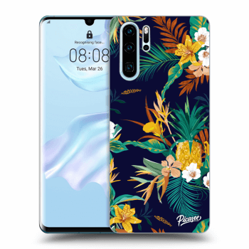 Picasee silikonska prozirna maskica za Huawei P30 Pro - Pineapple Color