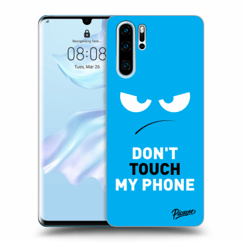 Maskica za Huawei P30 Pro - Angry Eyes - Blue