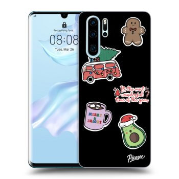 Maskica za Huawei P30 Pro - Christmas Stickers