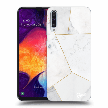 Maskica za Samsung Galaxy A50 A505F - White tile