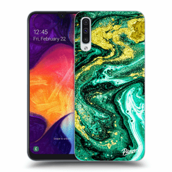 Maskica za Samsung Galaxy A50 A505F - Green Gold