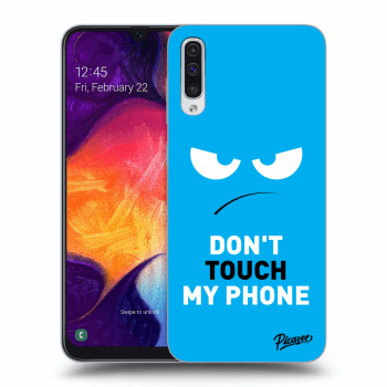 Maskica za Samsung Galaxy A50 A505F - Angry Eyes - Blue