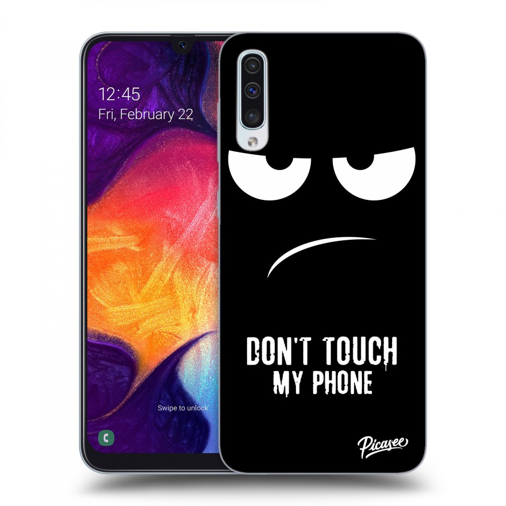 Picasee ULTIMATE CASE za Samsung Galaxy A50 A505F - Don't Touch My Phone