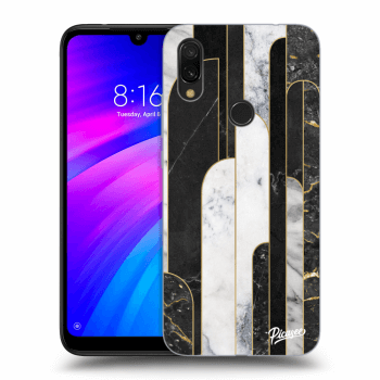 Maskica za Xiaomi Redmi 7 - Black & White tile