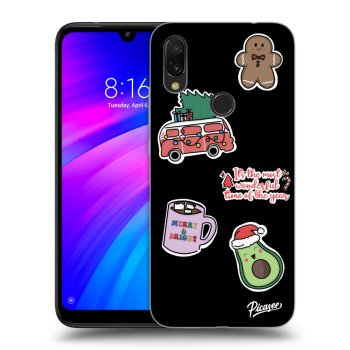 Picasee ULTIMATE CASE za Xiaomi Redmi 7 - Christmas Stickers