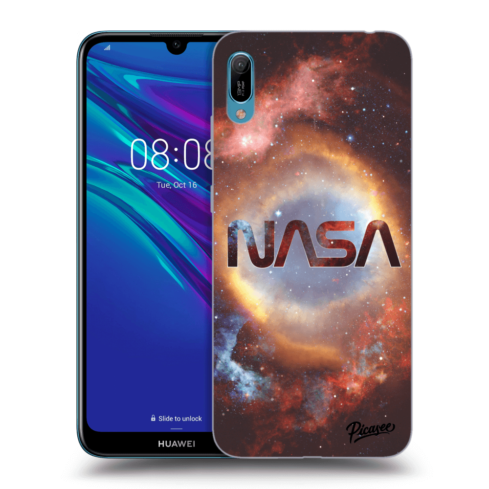 Picasee crna silikonska maskica za Huawei Y6 2019 - Nebula