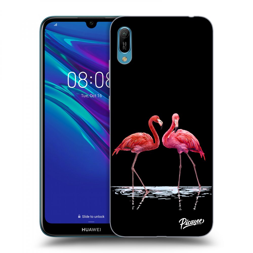 Picasee ULTIMATE CASE za Huawei Y6 2019 - Flamingos couple