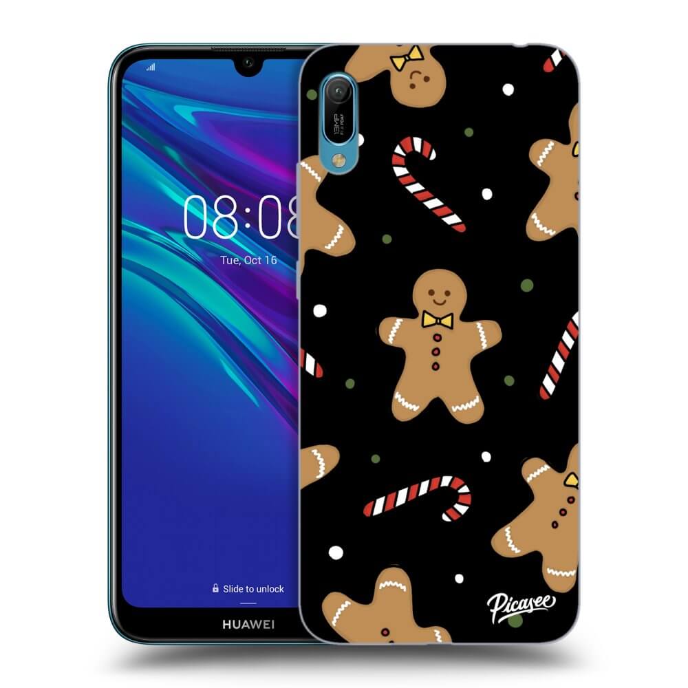 Picasee crna silikonska maskica za Huawei Y6 2019 - Gingerbread