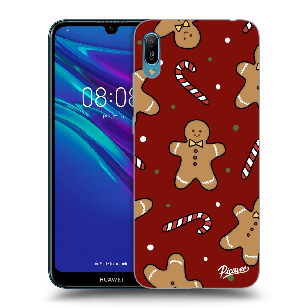 Picasee crna silikonska maskica za Huawei Y6 2019 - Gingerbread 2