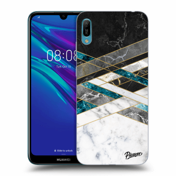 Maskica za Huawei Y6 2019 - Black & White geometry