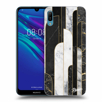 Maskica za Huawei Y6 2019 - Black & White tile