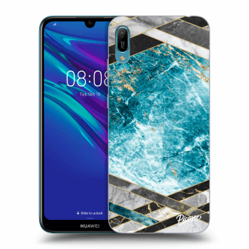 Maskica za Huawei Y6 2019 - Blue geometry