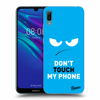 Maskica za Huawei Y6 2019 - Angry Eyes - Blue