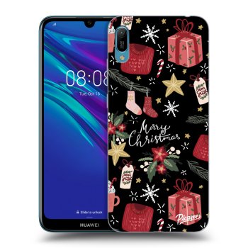 Picasee crna silikonska maskica za Huawei Y6 2019 - Christmas