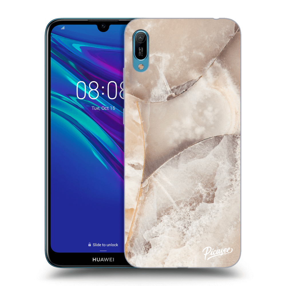 Picasee ULTIMATE CASE za Huawei Y6 2019 - Cream marble