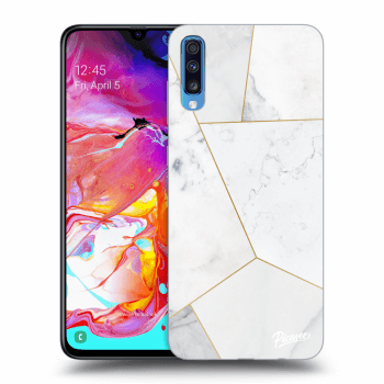 Maskica za Samsung Galaxy A70 A705F - White tile