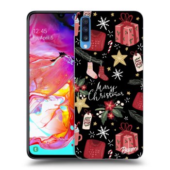 Maskica za Samsung Galaxy A70 A705F - Christmas