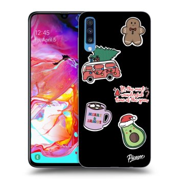 Maskica za Samsung Galaxy A70 A705F - Christmas Stickers