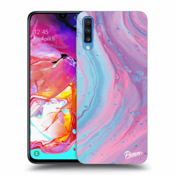 Maskica za Samsung Galaxy A70 A705F - Pink liquid