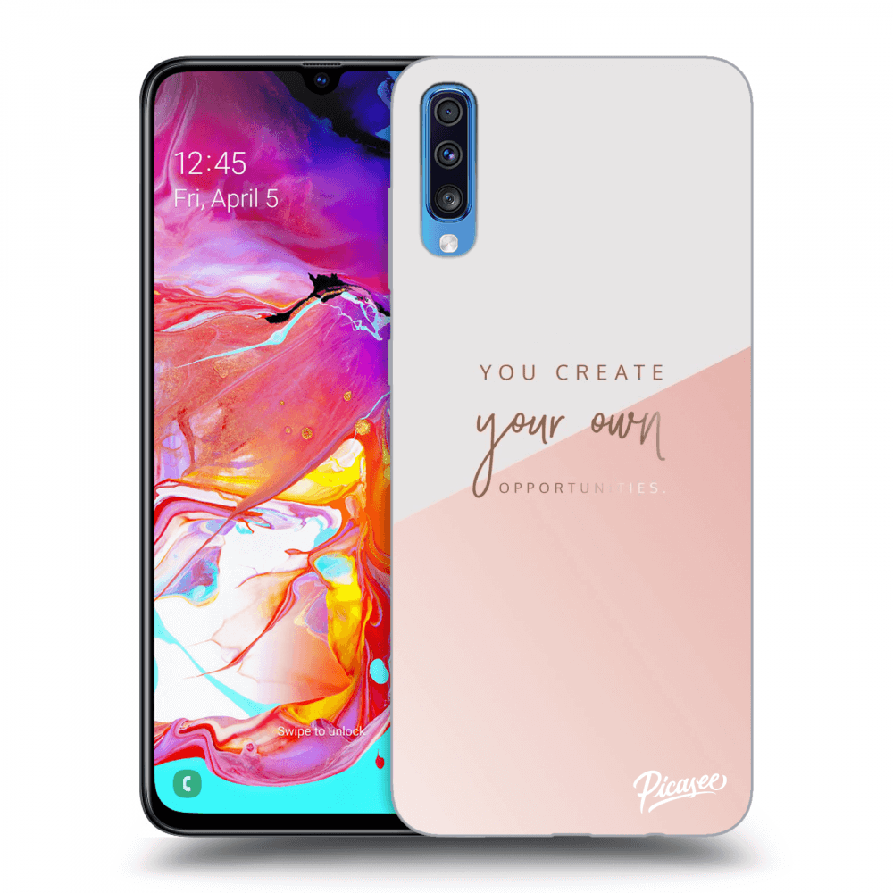 Picasee silikonska prozirna maskica za Samsung Galaxy A70 A705F - You create your own opportunities