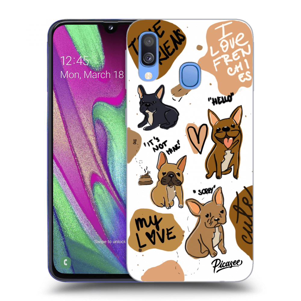 Picasee ULTIMATE CASE za Samsung Galaxy A40 A405F - Frenchies
