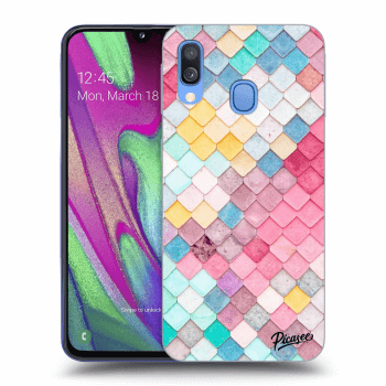 Maskica za Samsung Galaxy A40 A405F - Colorful roof