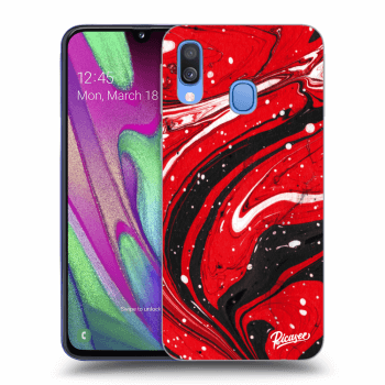 Maskica za Samsung Galaxy A40 A405F - Red black