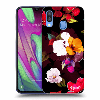 Maskica za Samsung Galaxy A40 A405F - Flowers and Berries