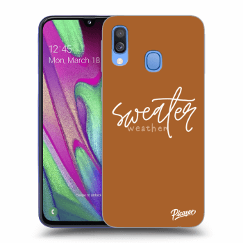 Maskica za Samsung Galaxy A40 A405F - Sweater weather