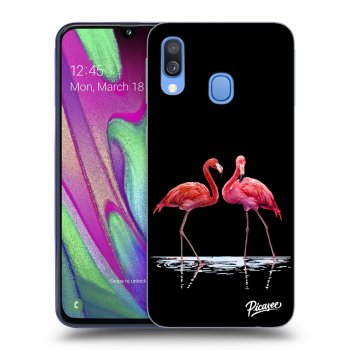 Maskica za Samsung Galaxy A40 A405F - Flamingos couple