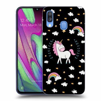 Maskica za Samsung Galaxy A40 A405F - Unicorn star heaven