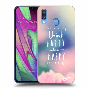 Maskica za Samsung Galaxy A40 A405F - Think happy be happy