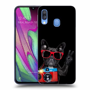 Maskica za Samsung Galaxy A40 A405F - French Bulldog