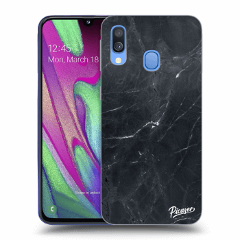 Maskica za Samsung Galaxy A40 A405F - Black marble