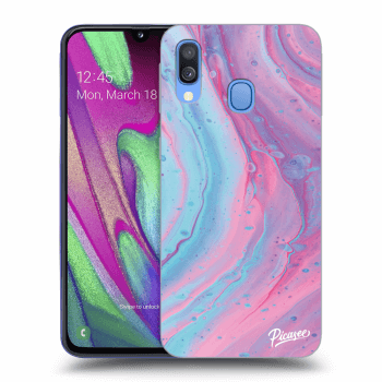 Maskica za Samsung Galaxy A40 A405F - Pink liquid