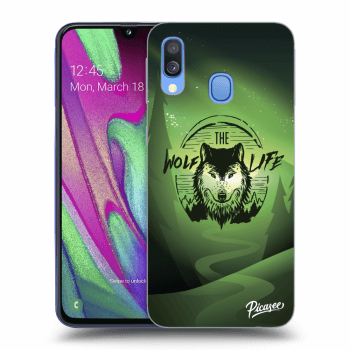 Maskica za Samsung Galaxy A40 A405F - Wolf life