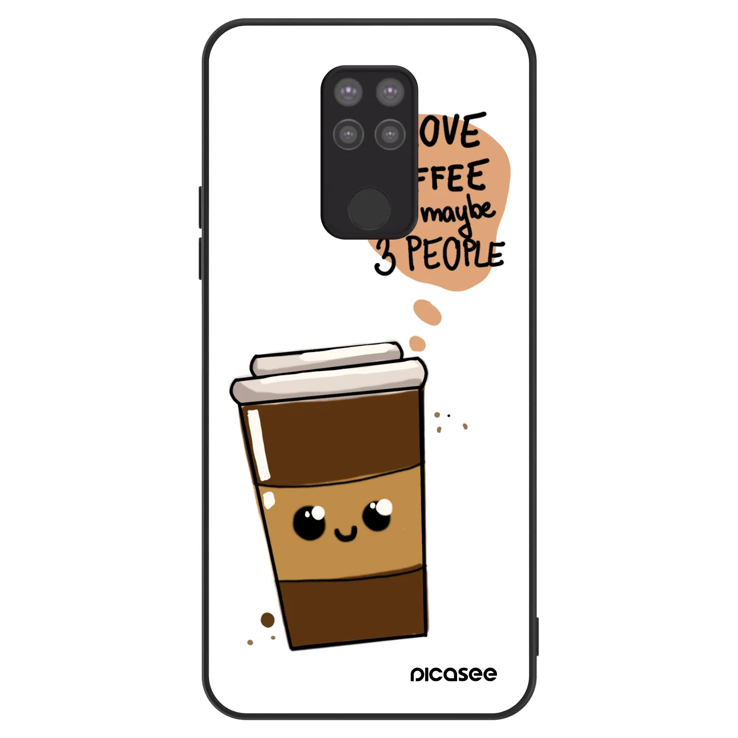 Picasee ULTIMATE CASE za Xiaomi Redmi Note 9 - Cute coffee