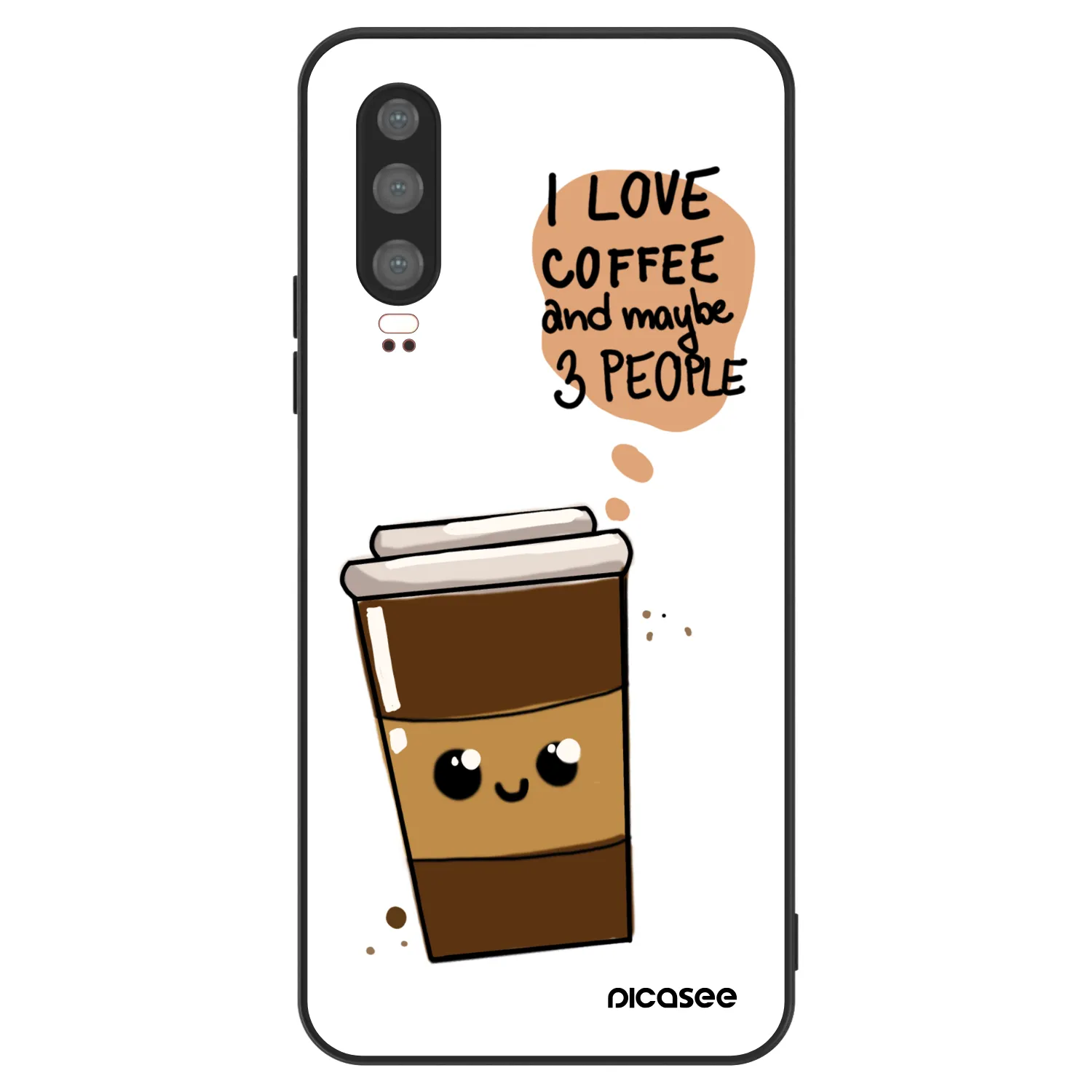 Picasee ULTIMATE CASE za Huawei P30 - Cute coffee