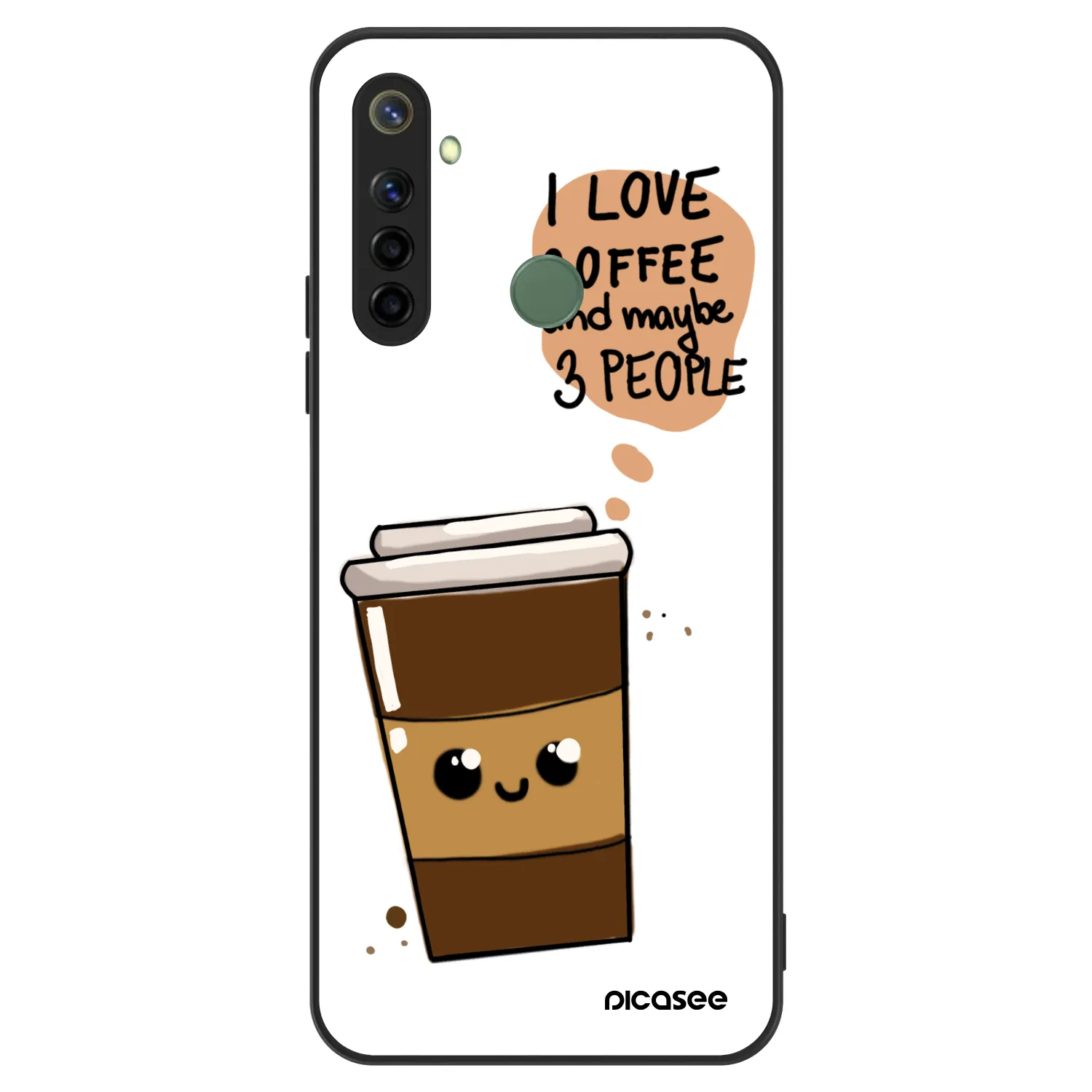 Picasee ULTIMATE CASE za Realme 6i - Cute coffee